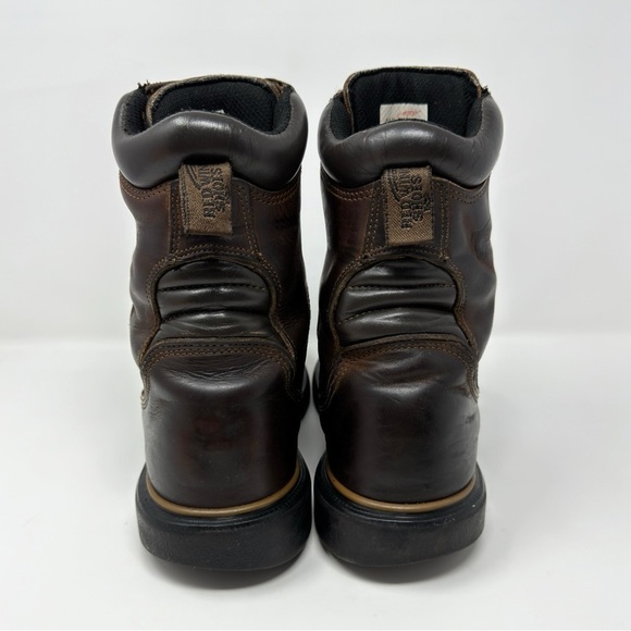 Red Wing 4200 8" Dynaforce Steel Toe Lace Up Work Boots 9.5 WIDE - Picture 4 of 9